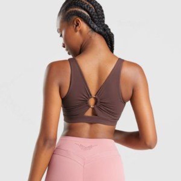 Gymshark Other - Whitney Simmons V2 Gymshark Chocolate Mocha Sports Bra Size Small NWT